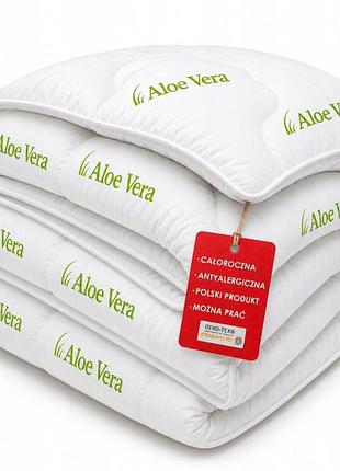 Ковдра aloe vera цілорічна легка антиалергійна 160x200 польська якість