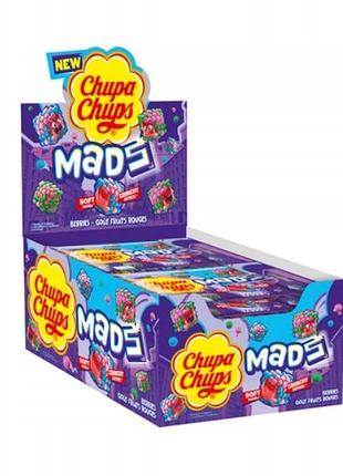 Желейні цукерки chupa chups mads żelki berries 12x45г упаковка