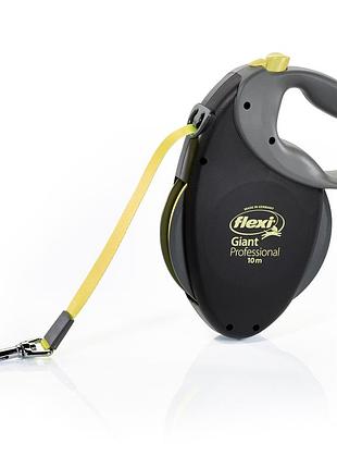 Flexi giant автоматичний поводок для собаки l 10 м неон