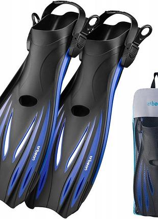 Ласти flex pro регульовані 44-48 для підводного плавання снорклінгу плавання з ремінцями