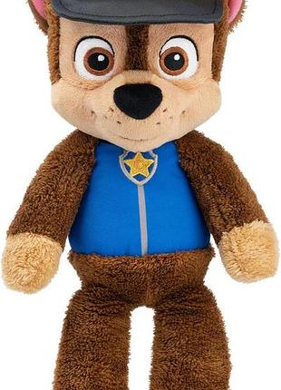 Gund paw patrol офіційна іграшка chase take along buddy плюшевий преміум для дітей від 1 року синьо-коричневий 33 см