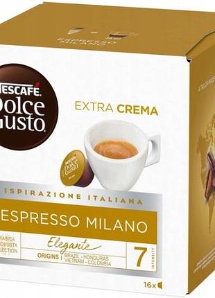 Набір з 3 штук капсули nescafe dolce gusto espresso milano