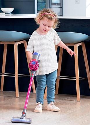 Dyson бездротовий вертикальний пилосос для дітей зі звуком рожевий casdon