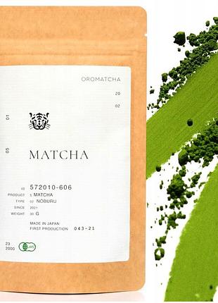 Чай matcha noburu oromatcha зелений японський традиційний 30 г преміум