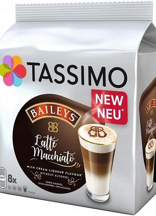 Набір з 3 штук капсули tassimo baileys latte macchiato 8 шт