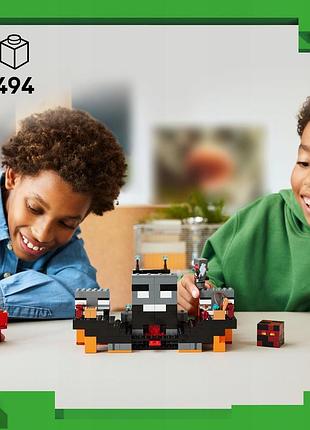 Конструктор lego minecraft walka z witherem 21590 4