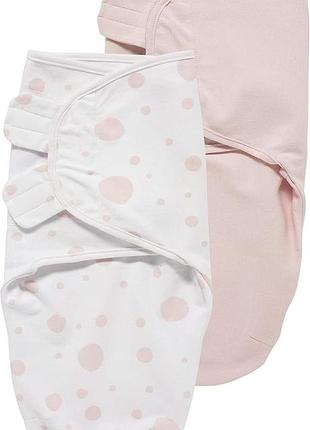 Meyco baby dots/uni пуховик 2-pack початкове оснащення для новонароджених (тканинний пуховик для немовлят 0-3 місяці)