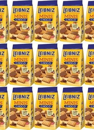 Набір 15 штук liebniz herbatniki minis choco 100г х15