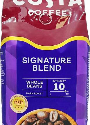 Кава в зернах costa signature blend темний обсмажування 1000 грамів