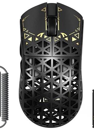 Беспроводная игровая мышь attack shark r5 ultra carbon 42000 dpi black