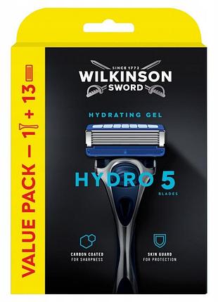Бритва wilkinson sword hydro 5 skin protection + 13 змінних касет