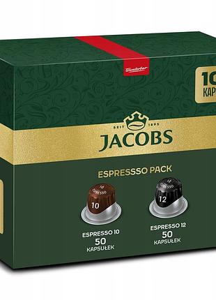 Капсули nespresso (r)* jacobs набір 10 12 100 кав 90+10 безкоштовно!