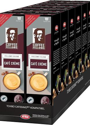 Капсули кави coffee fellows cafe creme 120 капсул (12 x 75 г) сумісні з tchibo cafissimo(r)