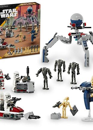 Lego star wars 75372 набір битви з клоном і дроїдом