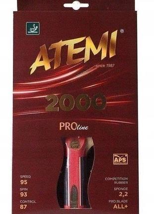 Ракетка для настільного тенісу atemi 2000 pro-line