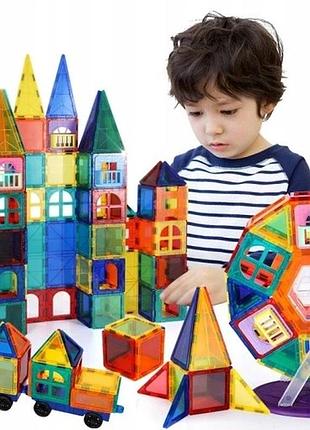 Магнітні блоки click4toys 106 освітній конструктор набір 106 елементів панелі для дітей