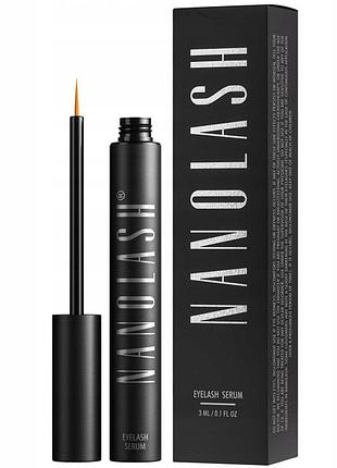 Сироватка everett cosmetics nanolash для прискорення росту вій 3 мл