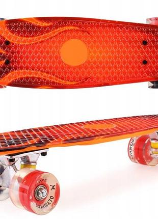 Дошка типу фішка led graffiti 56 см 100 кг abec 7