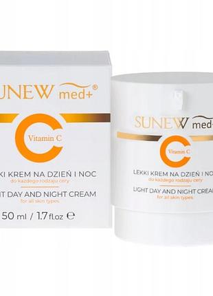 Крем sunewmed+ легкий для дня і ночі з вітаміном c 50 мл