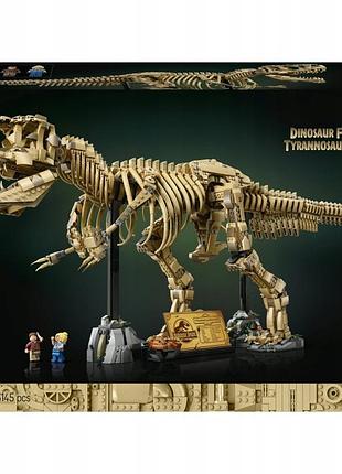Конструктор lego jurassic world 76968 скелети динозаврів: тиранозавр