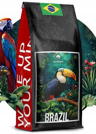 Кава в зернах 1 кг бразилія cerrado свіжообсмажена арабіка 100% singleorigin