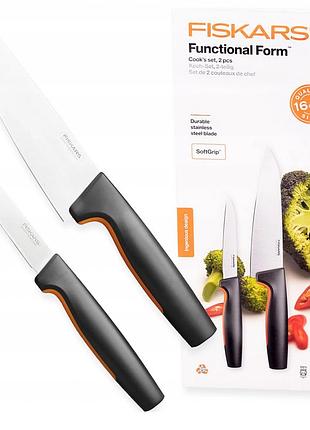 Комплект з трьох сталевих ножів у коробці fiskars ff 1057557 favourite set набір з 2 елементів для очищення