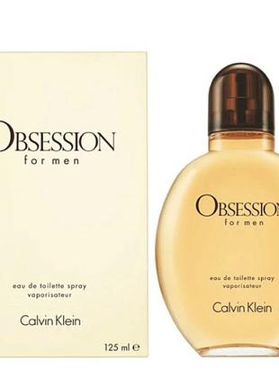 Туалетна вода calvin klein obsession for men 125 мл чоловіча