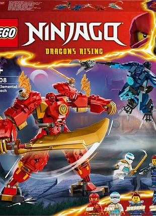 Конструктор lego ninjago mech żywiołu ognia kaia 71808