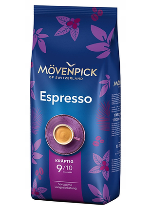 Movenpick espresso 1kg зернова кава