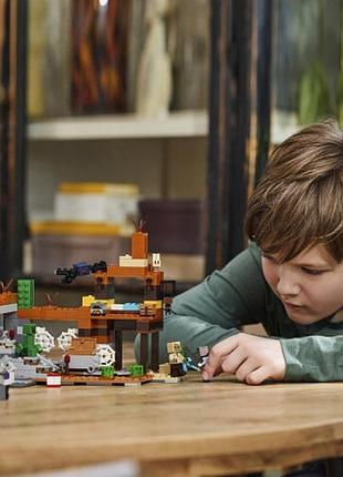 Lego minecraft копальня в бедлендсь 21263 9