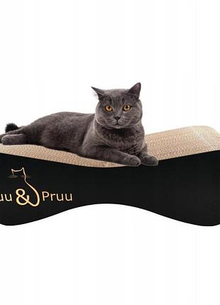 Дряпка чорна mruu&pruu дряпка для кота мімі