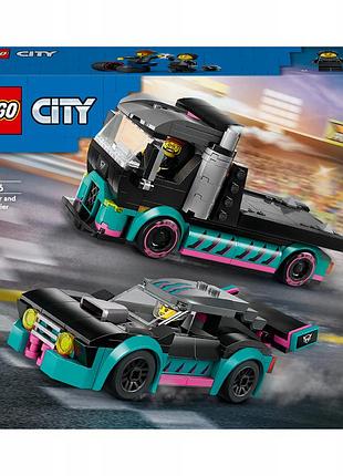 Lego city гоночний автомобіль і платформа 60406