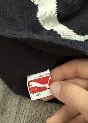 Шапка чоловіча puma чорна 3
