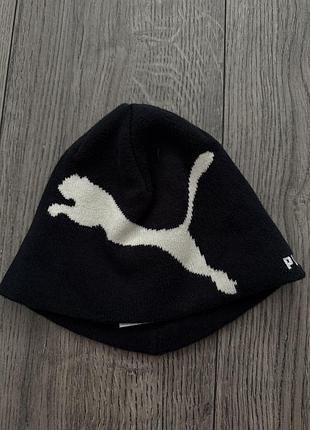 Шапка чоловіча puma чорна 2