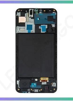 Дисплей для samsung galaxy a50/a505 2019 с тачскрином и рамкой черный оригинал oled sku_stcom_27100003 sku_2710000322023