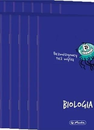 Набір 20 штук зошитів для біології а5 в клітинку предметний herlitz eco 60 аркушів х20