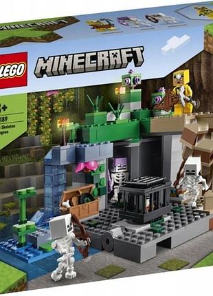 Lego minecraft скелетне озеро 21189