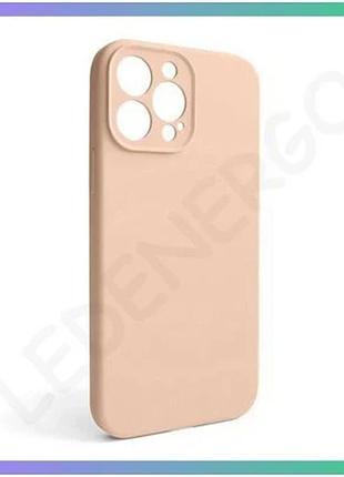 Чехол силиконовый для apple iphone 13 pro max бежевый закрита камера без логотипа чехол-накладка sku_2 sku_stcom_2710000236375