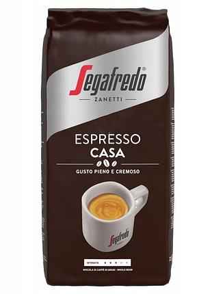 Кава в зернах segafredo espresso casa 1кг