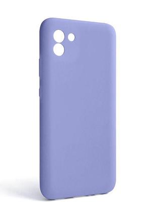 Чехол full silicone case для samsung galaxy a03/a035 2021 лавандовый силиконовый чехол-накладка без ло sku_stcom_2710000238492
