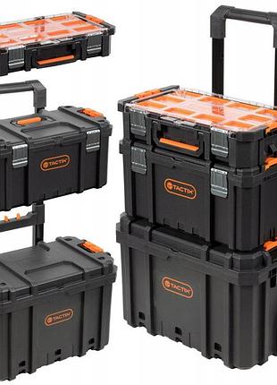Модульна системна інструментальна скринька на колесах комплект tactix