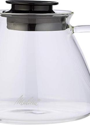 Melitta 217625 глечик із боросилікатного скла міцний і стійкий до високих температур 0,7 л