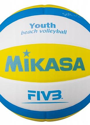 М'яч mikasa sbv beach youth soft волейбольний пляжний розмір 5