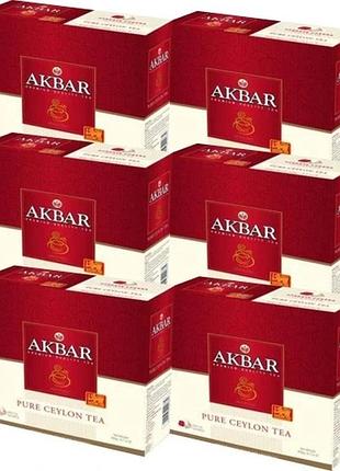 (x6) akbar експрес-чай 100tb