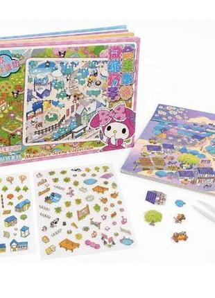 Наклейки "roombox: sanrio" рожевий