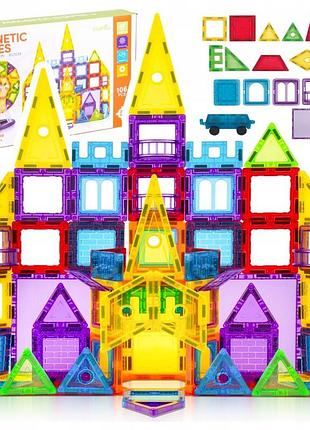 Конструктор магнітний 3d 106 ел навчальний для дітей
