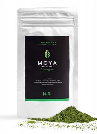 Чай moya matcha tradycyjna японський зелений порошковий органічний 50г