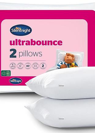 Silentnight ultrabounce подушки для сну на животі спині та боці м'які середня підтримка 2 шт.