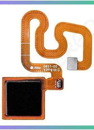 Шлейф для xiaomi redmi 5 plus с сканером отпечатка пальца черный high quality замена для смартфона sku sku_2710000180739