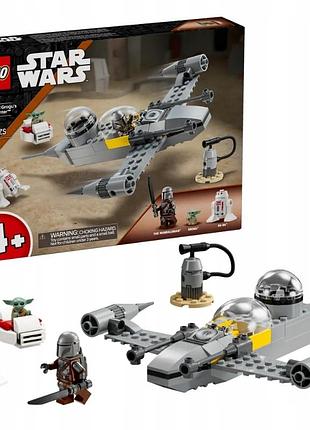 Lego star wars винищувач n-1 mando й grogu 92 елементи+мініфігурки 75410 4+